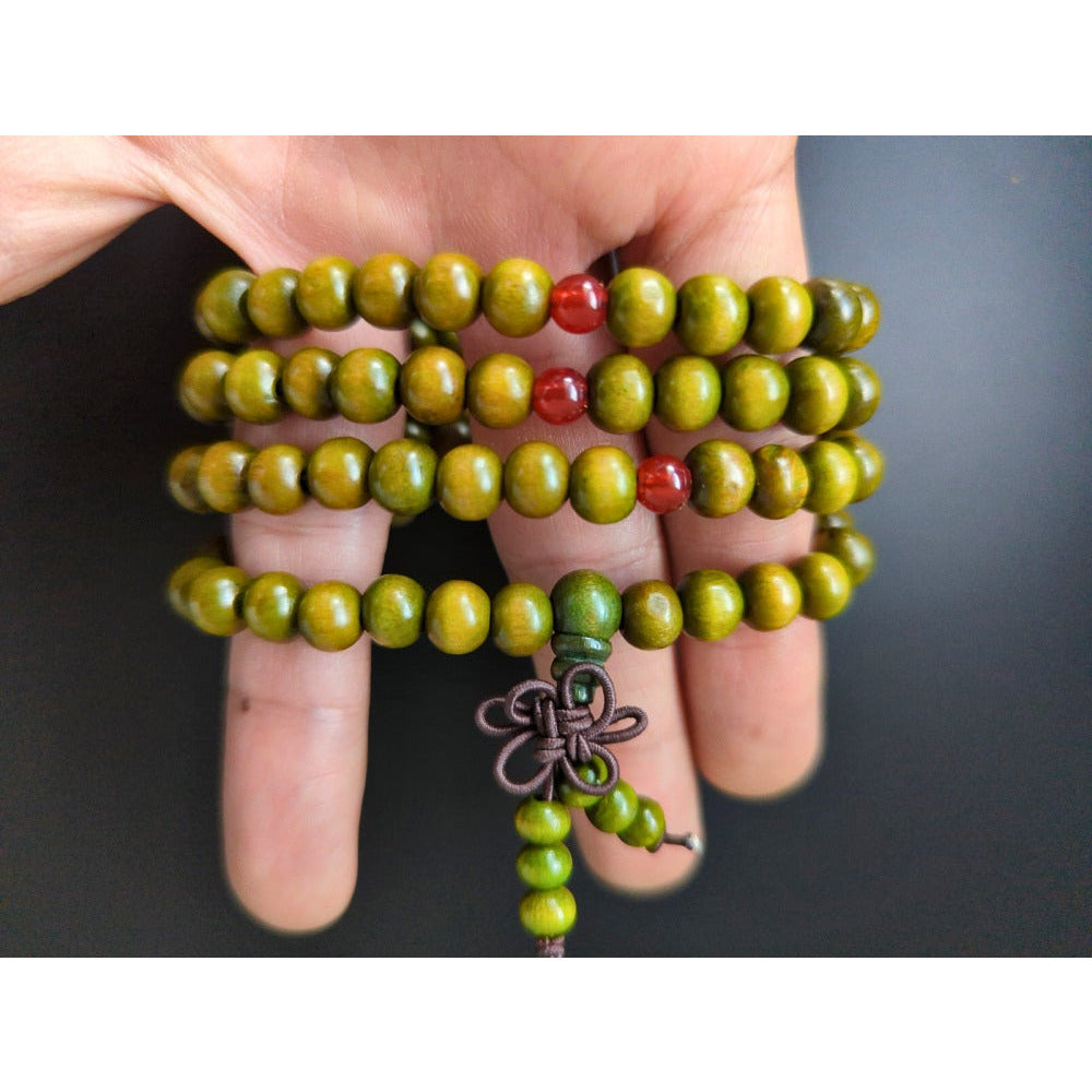 7 Chakra 108 Regalite Mala Beads Bracelet Brass Hamsa Yoga Charm